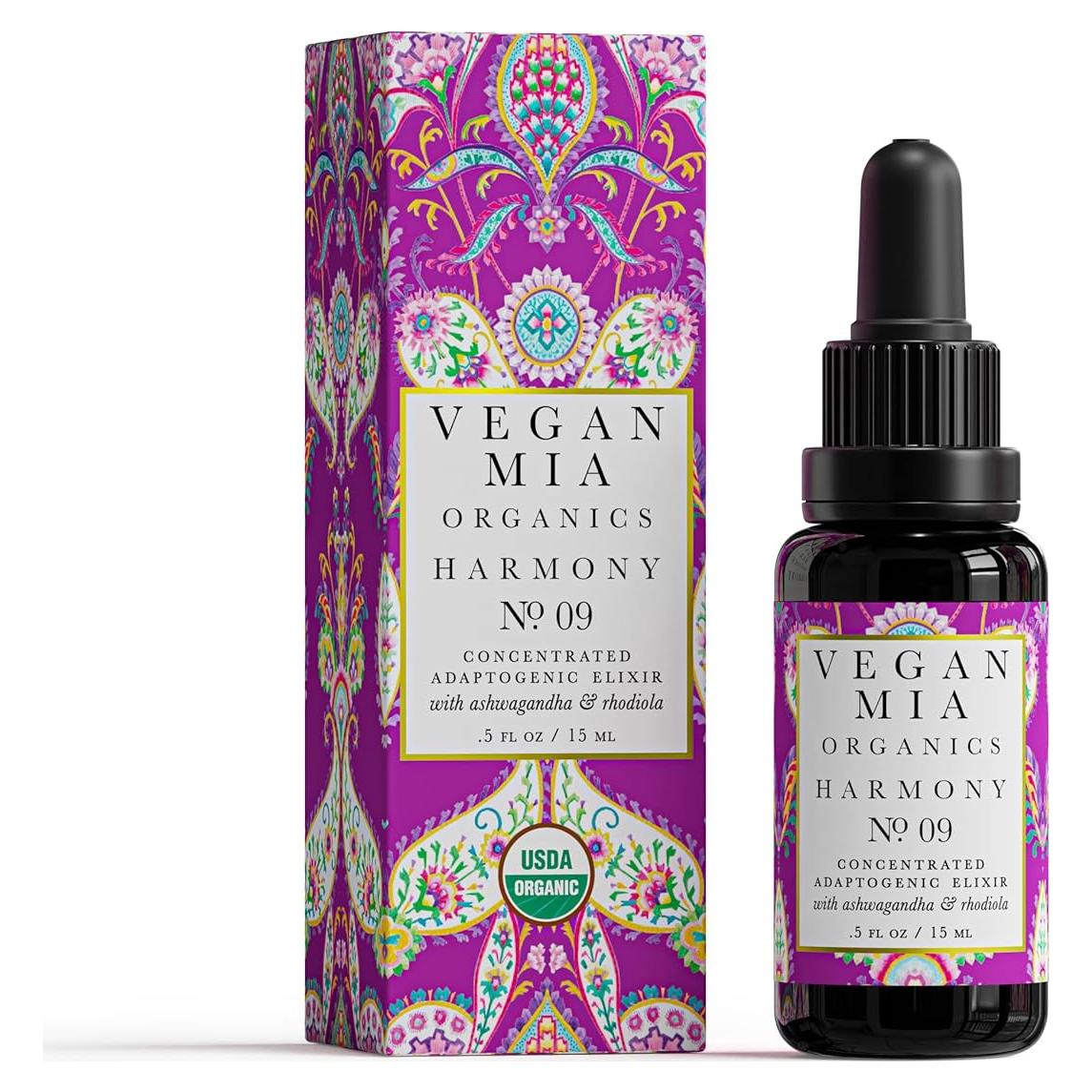 Elixir Facial Orgánico Vegan Mia - Hidratante para Piel Seca 14.79 ml