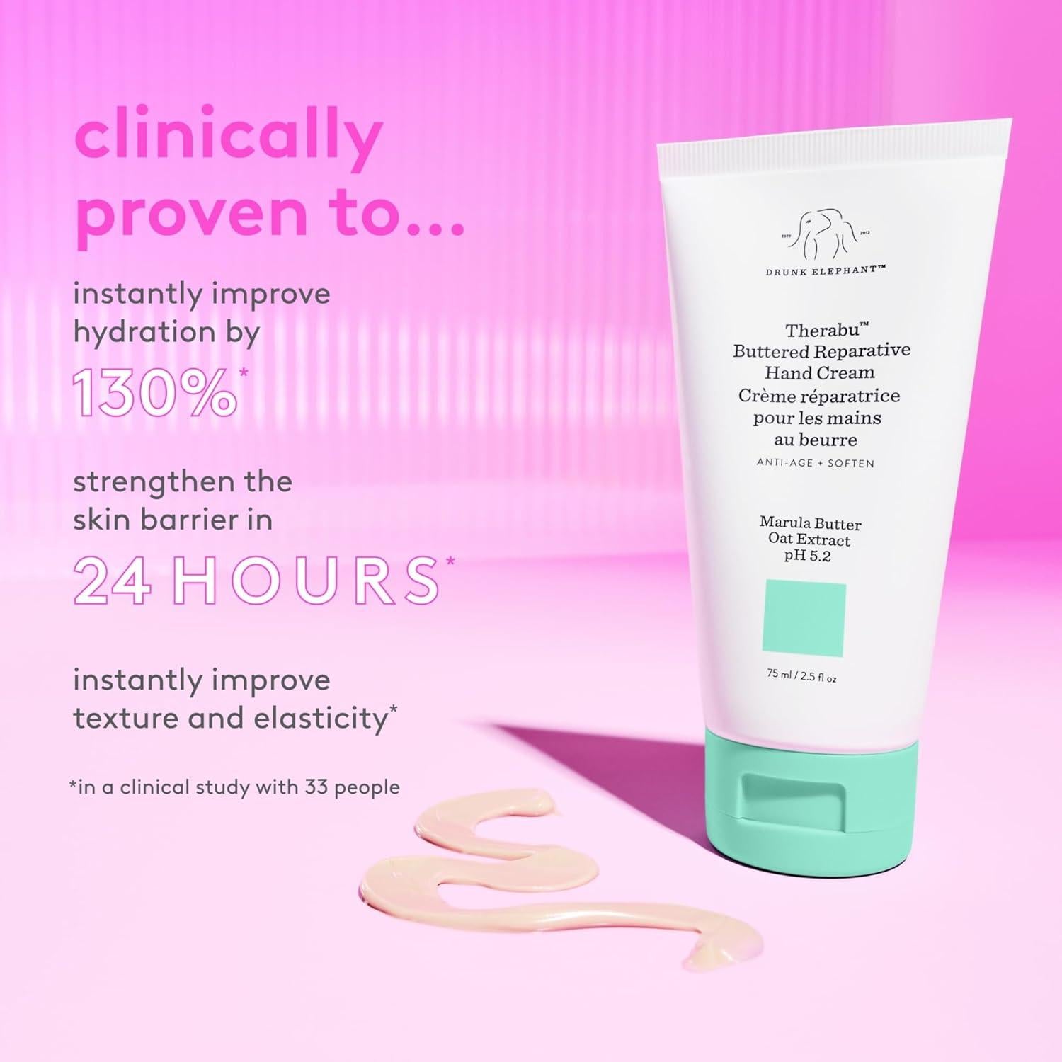 Crema Reparadora para Manos Drunk Elephant Therabu 75 ml - Hidratante y Libre de Crueldad