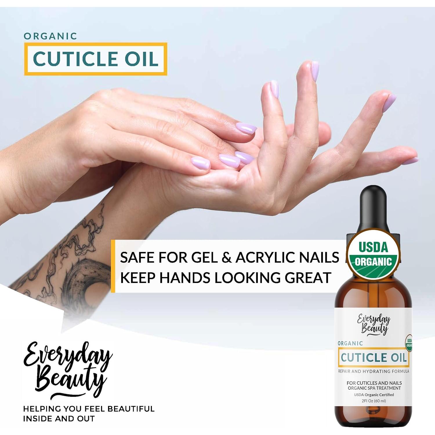 Aceite Orgánico para Cutículas y Uñas Belleza Cotidiana 59 ml