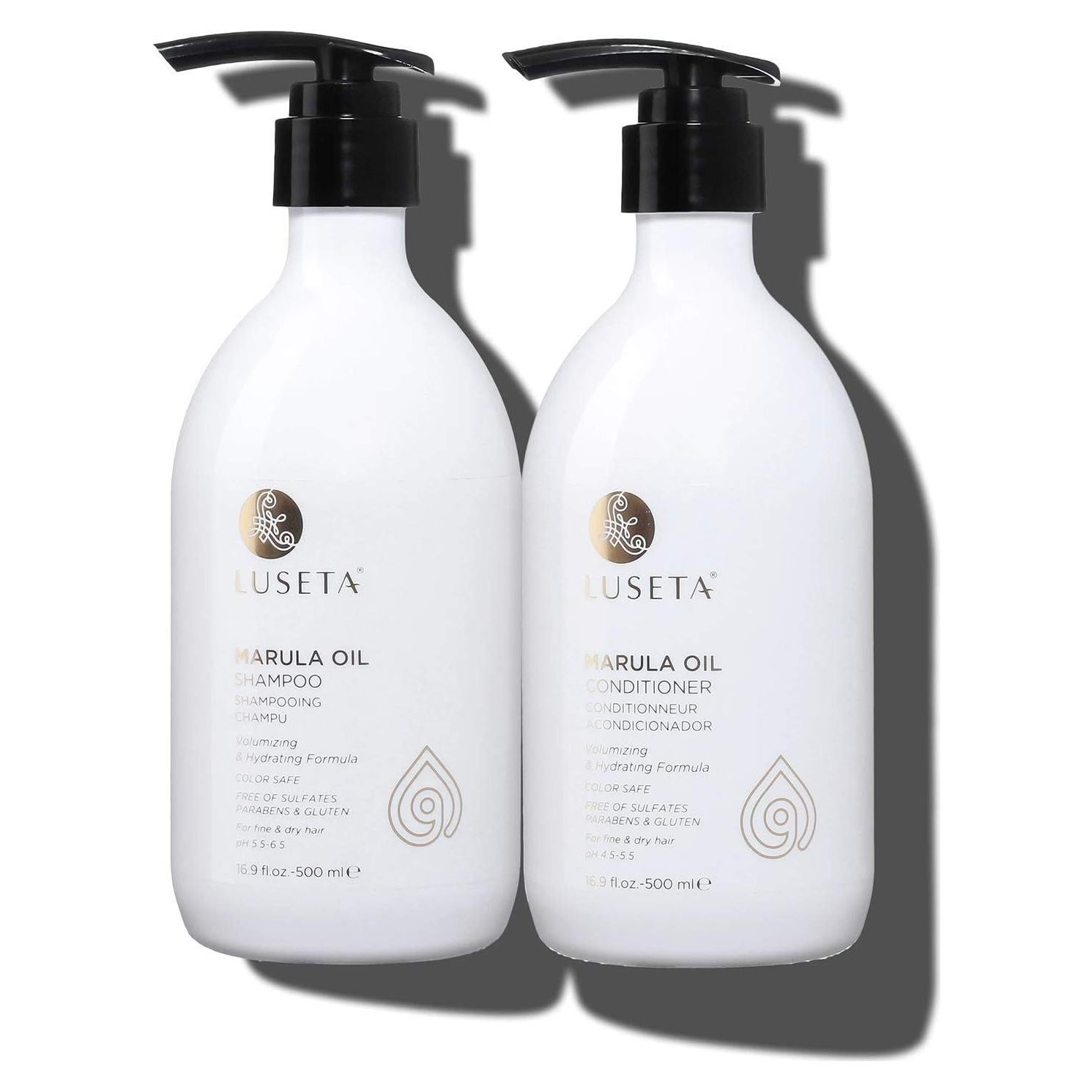 Conjunto Champú y Acondicionador Luseta Marula 2 x 500 ml