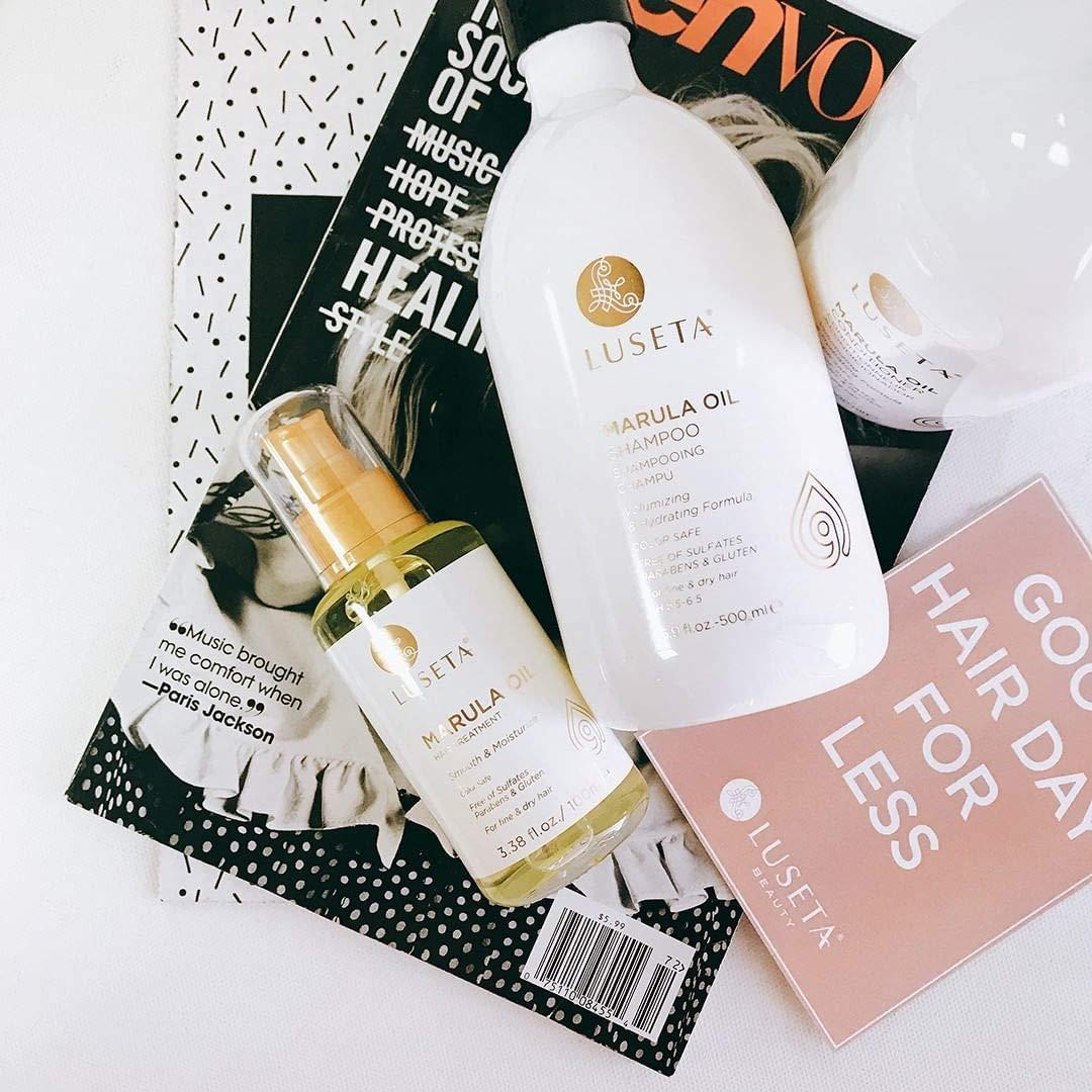 Conjunto Champú y Acondicionador Luseta Marula 2 x 500 ml