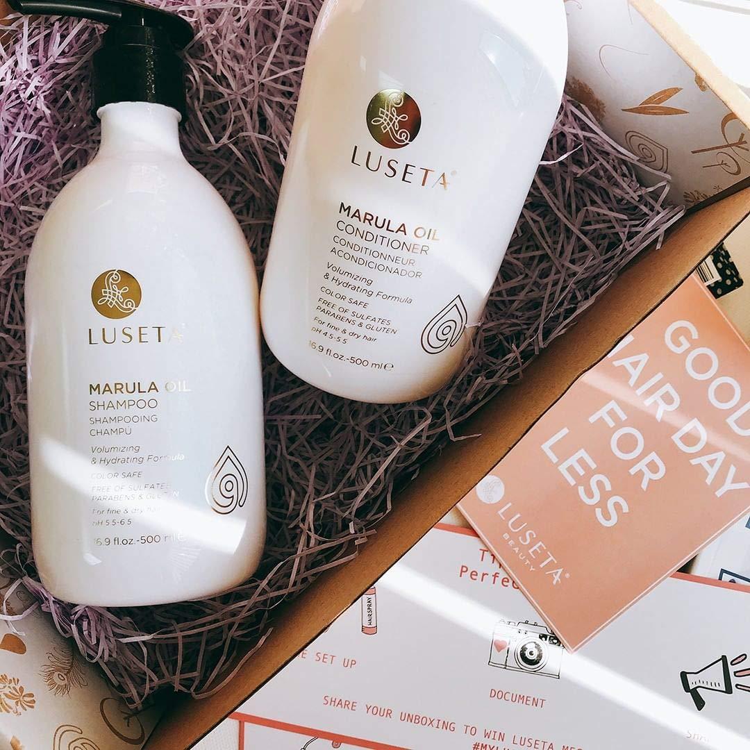Conjunto Champú y Acondicionador Luseta Marula 2 x 500 ml