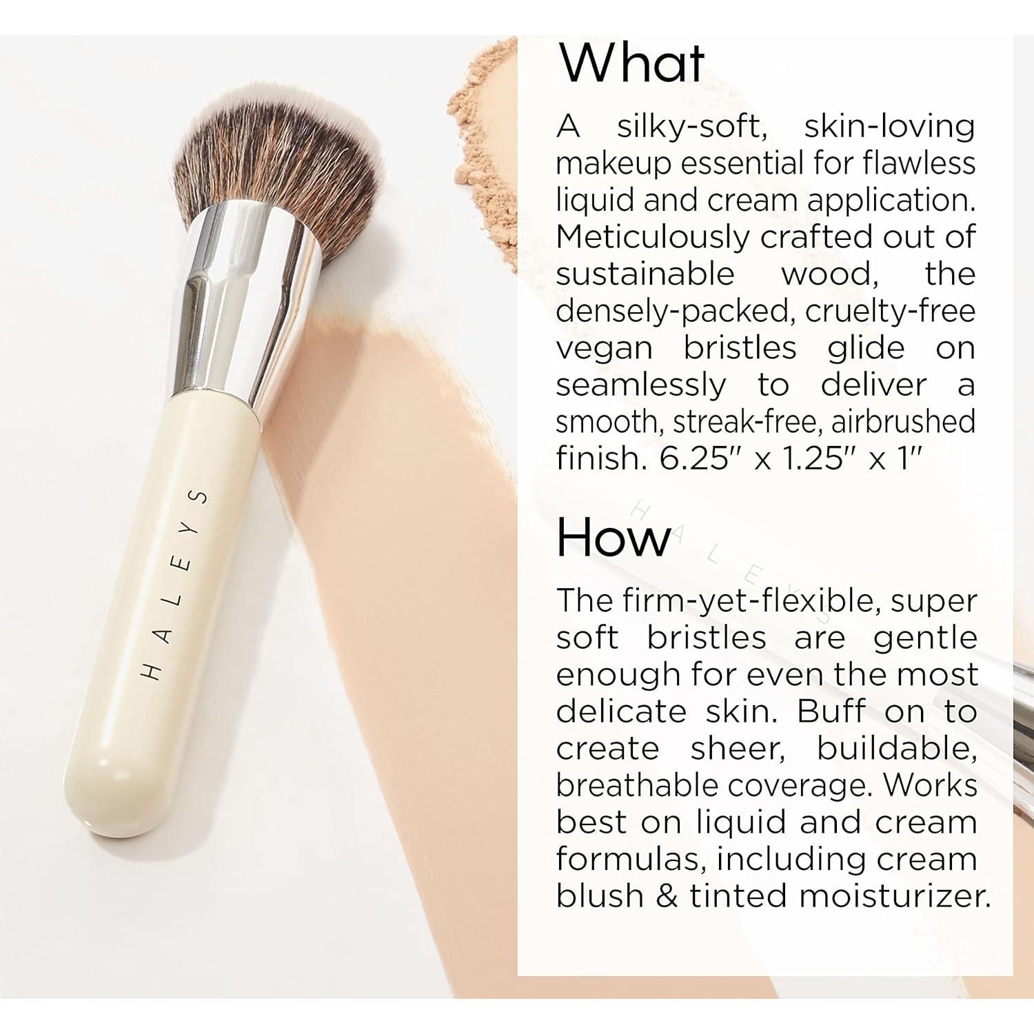 Set de Tinte para Piel HALEYS Neutral Claro con Brocha Kabuki