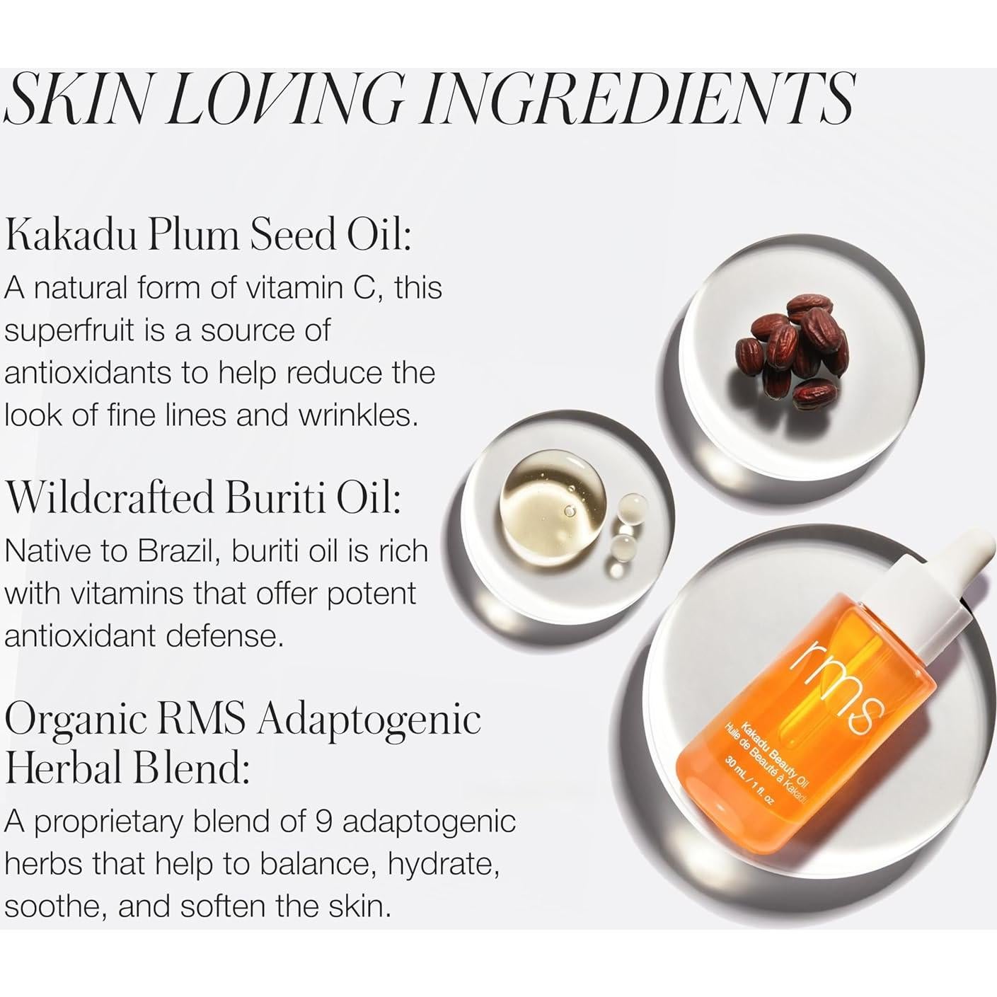 Aceite Facial Hidratante RMS Beauty Kakadu 85g Vitamina C