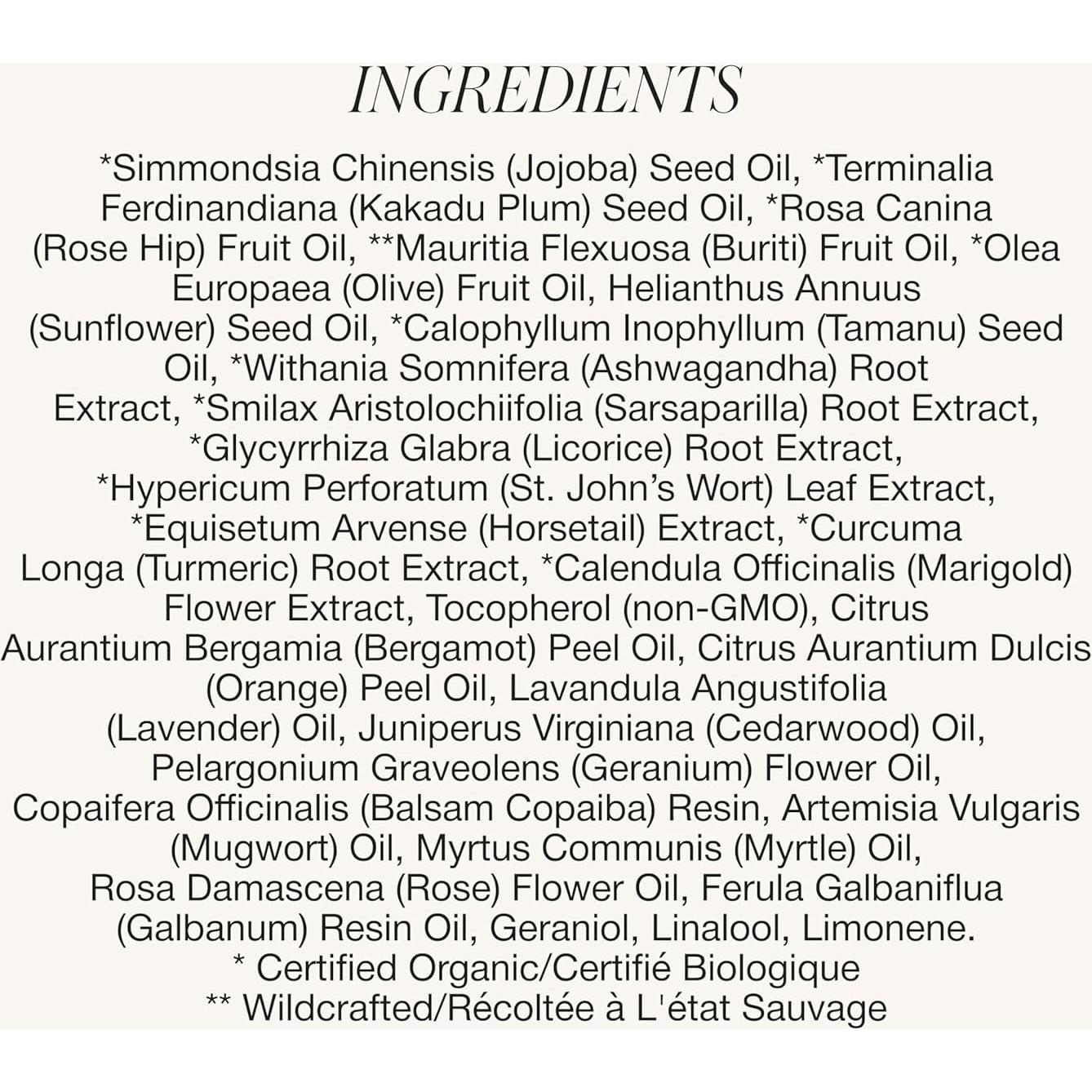 Aceite Facial Hidratante RMS Beauty Kakadu 85g Vitamina C