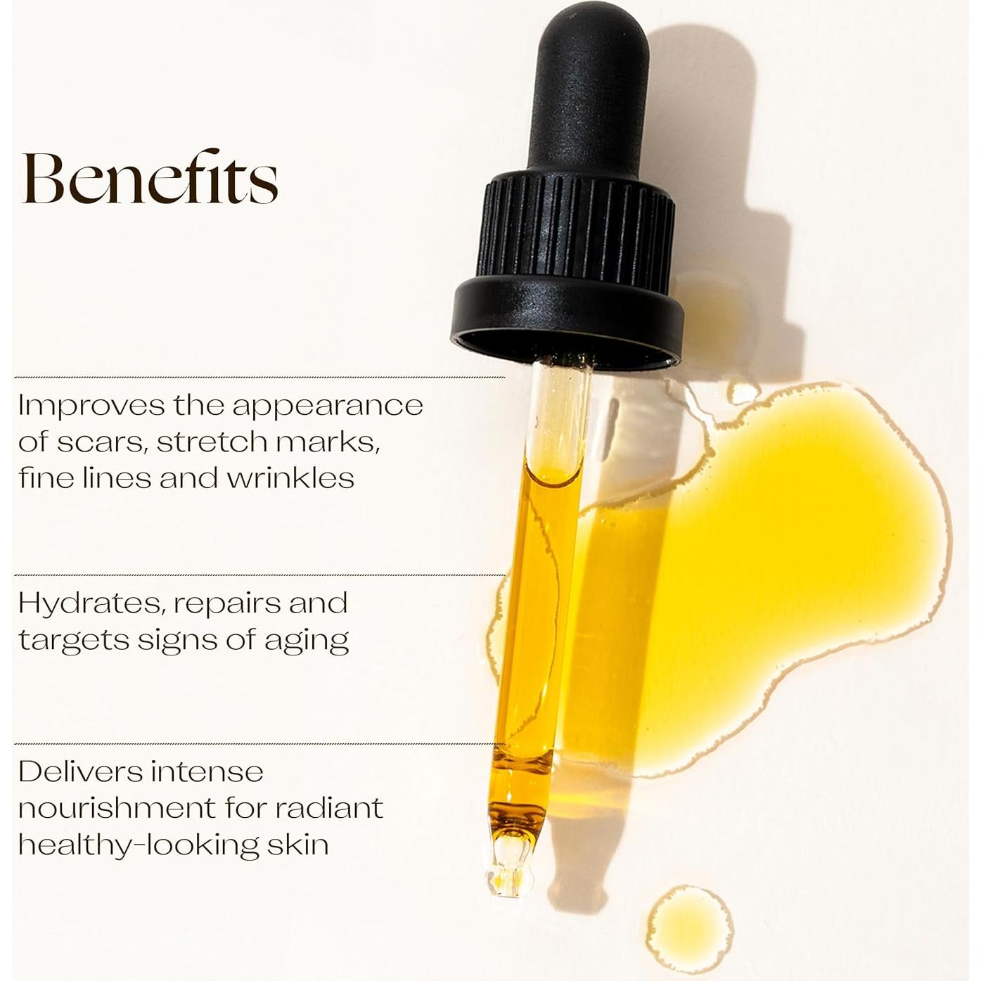 Aceite de Rosa Mosqueta Orgánico Trilogy 43g - Puro para Cicatrices