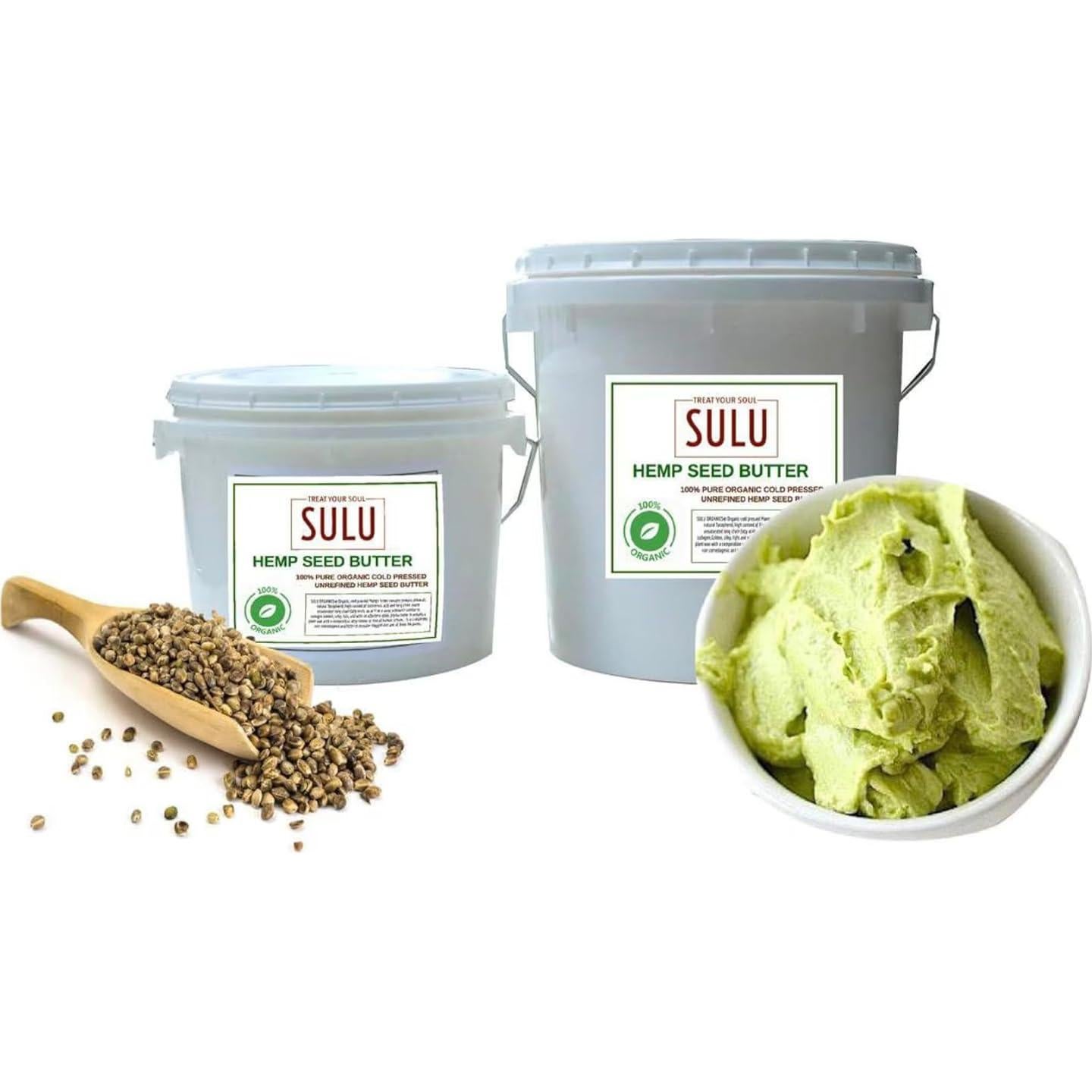 Mantequilla de Semilla de Cañamo Orgánica 1.36 kg SULU