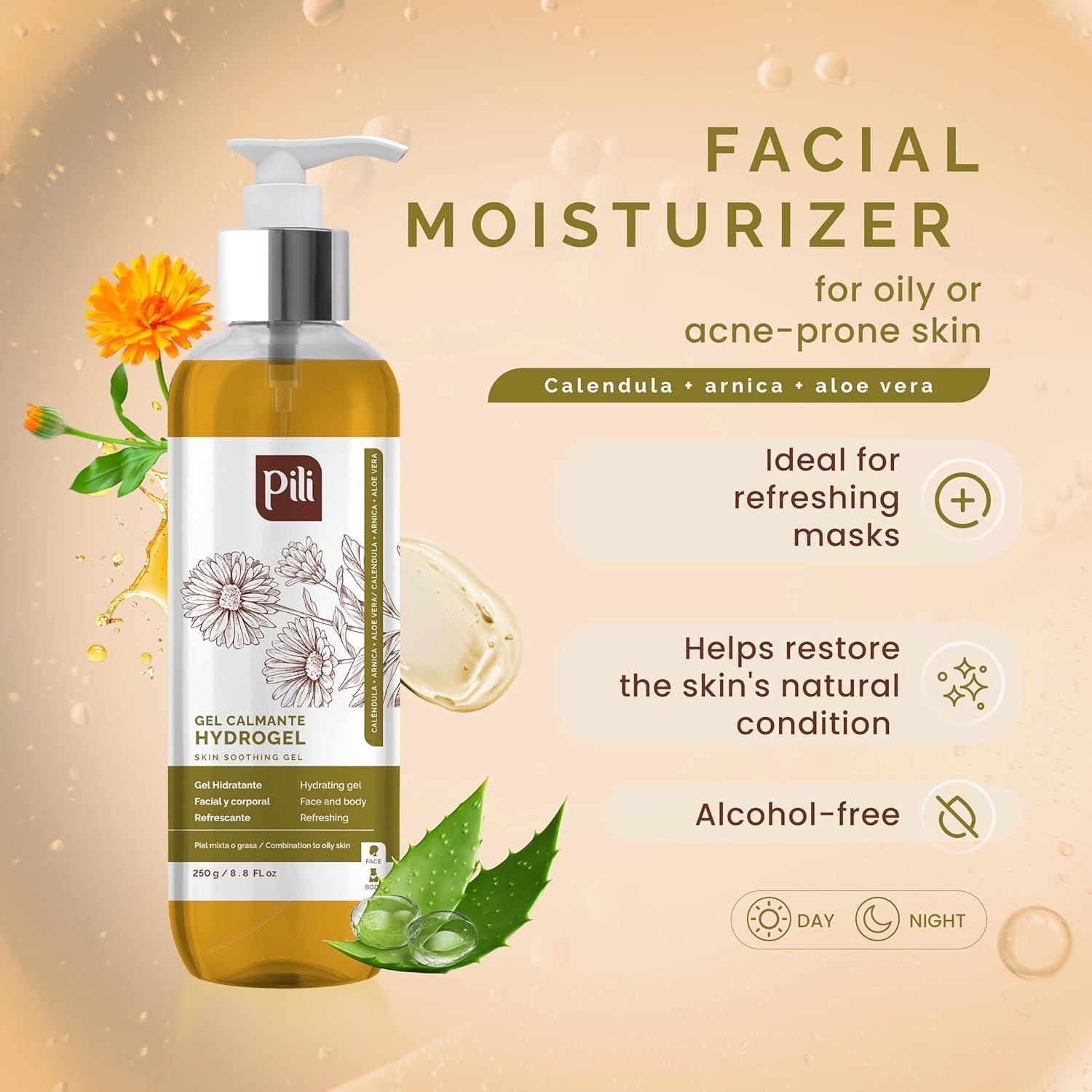 Hidrogel Calmante Pili 248g | Aloe Vera, Caléndula, Árnica