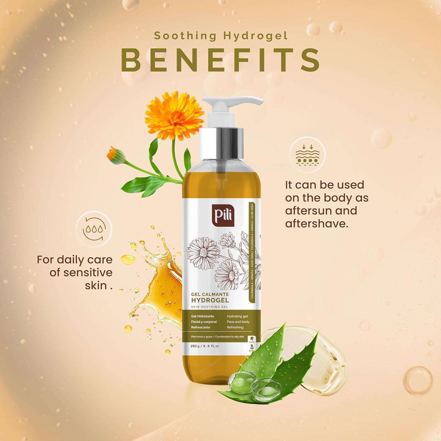 Hidrogel Calmante Pili 248g | Aloe Vera, Caléndula, Árnica