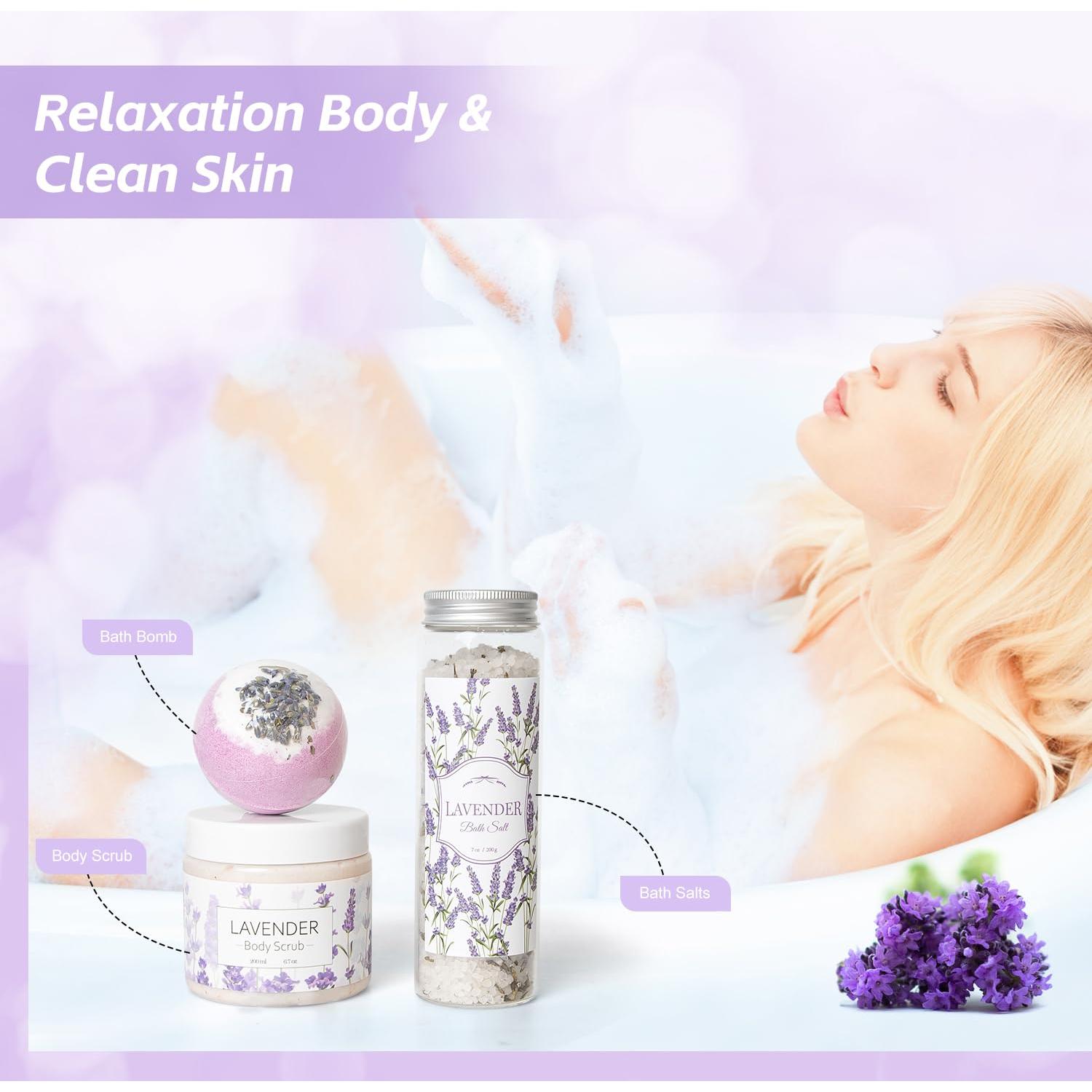 Set de Regalo de Spa de Lavanda Frerdui - 11 Piezas