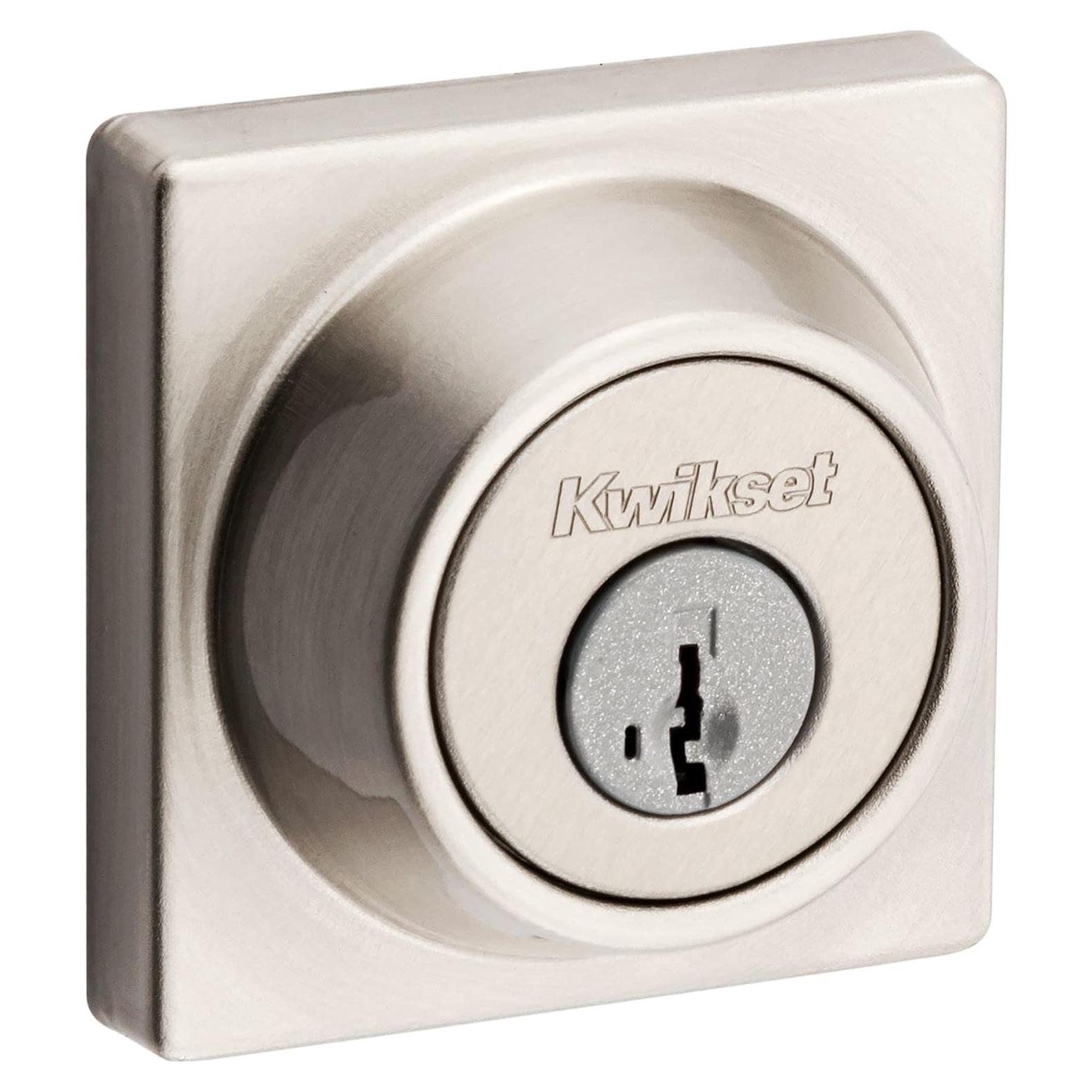 Cerradura Kwikset 660 Cuadrada con Llave y SmartKey