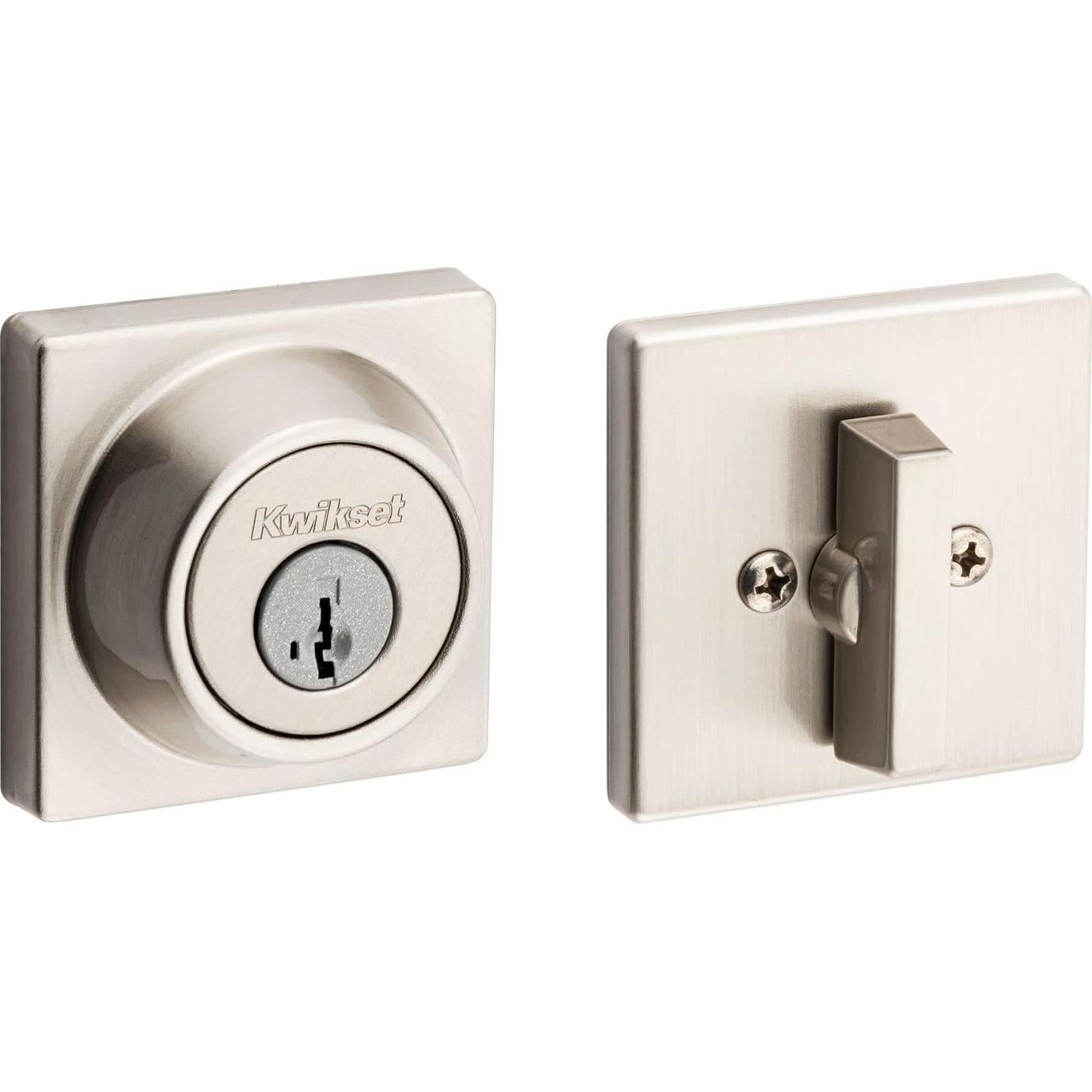 Cerradura Kwikset 660 Cuadrada con Llave y SmartKey