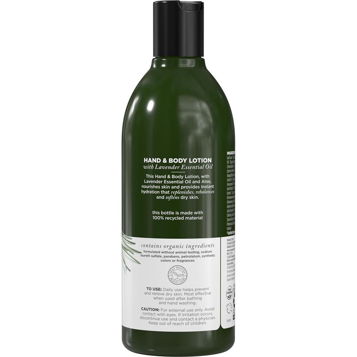 Loción de Manos y Cuerpo Avalon Organics 12 Oz Lavanda