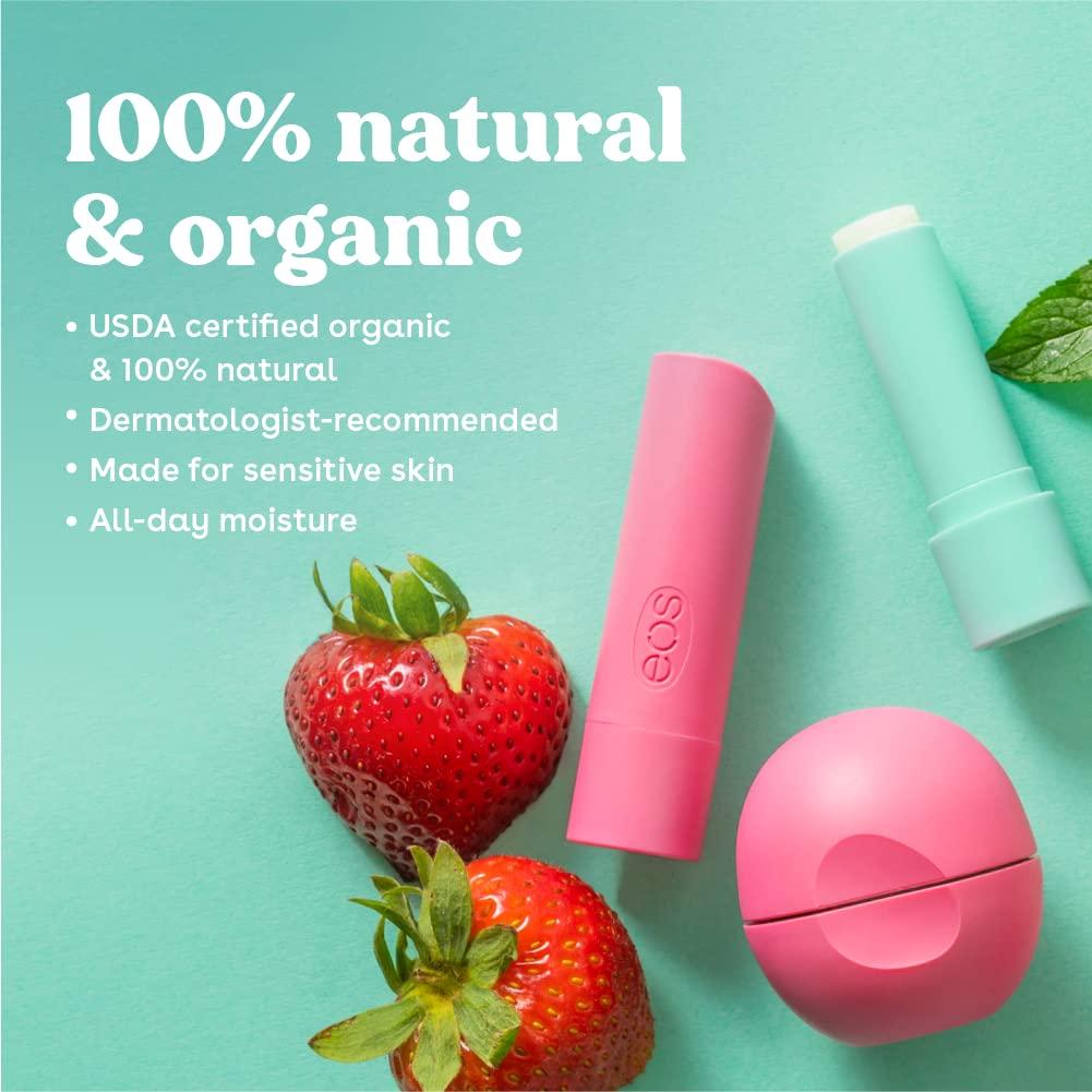 Bálsamo Labial Natural eos Vainilla 7.1 g - Hidratación Todo el Día