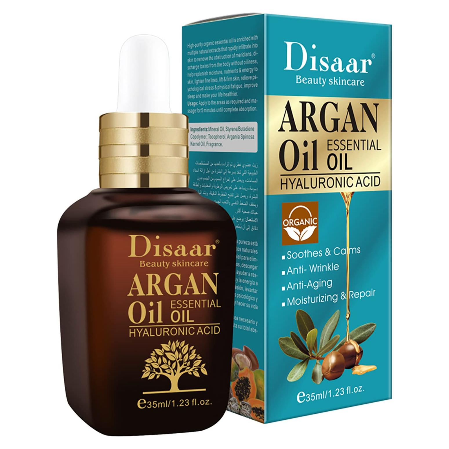 Aceite Esencial de Argán DISAAR BEAUTY 35ml Hidratante Antienvejecimiento