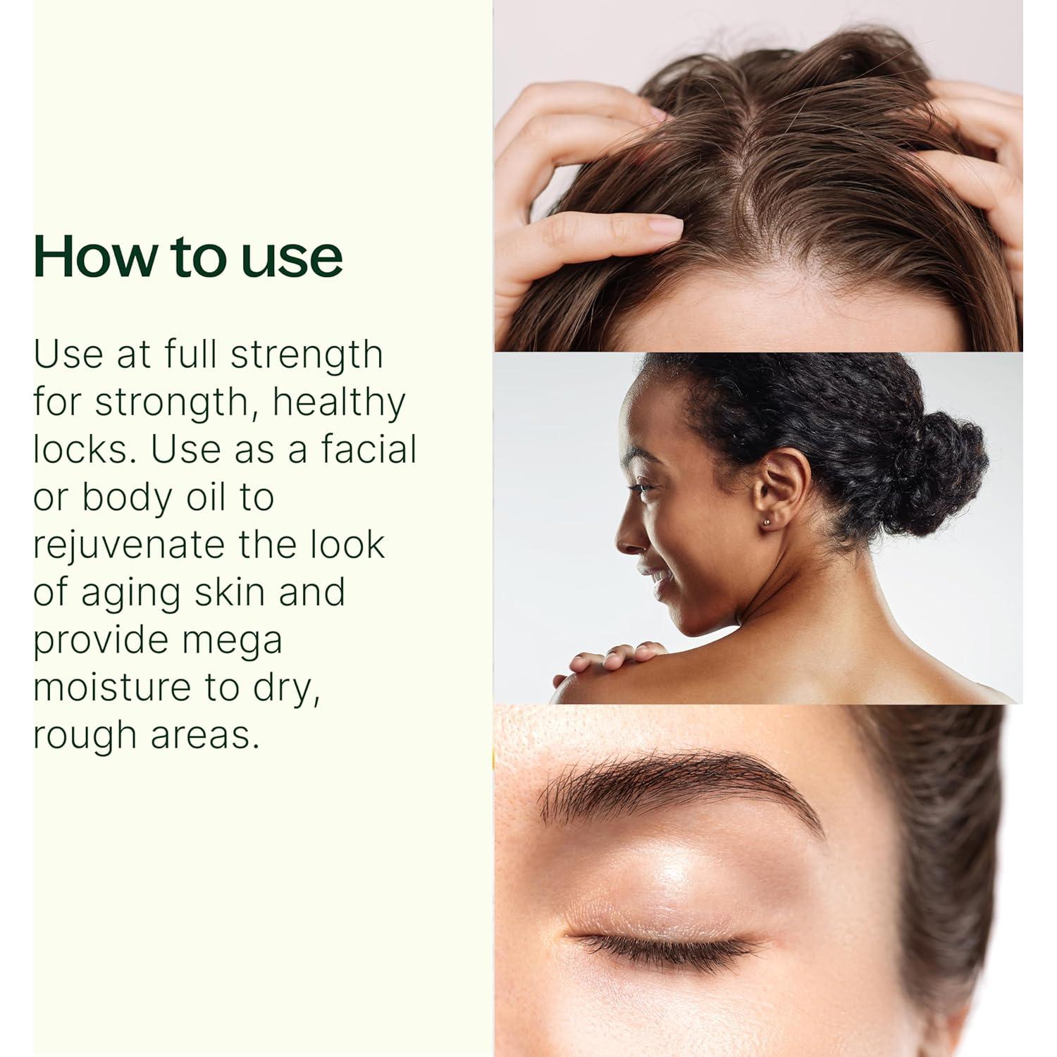 Aceite de Argán Orgánico Plant Therapy 450 ml - Hidratante Facial y Capilar