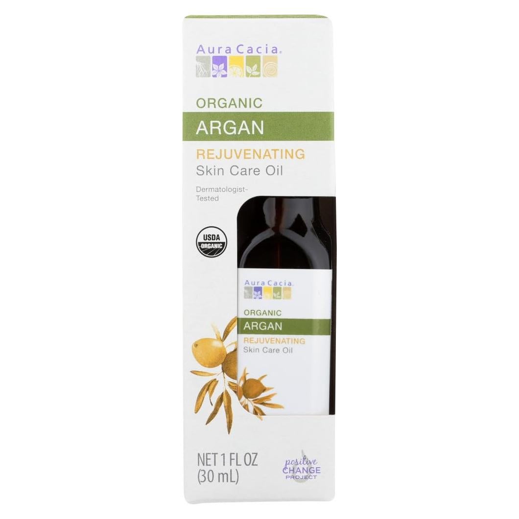 Aceite de Cuidado de Piel Orgánico Argan Aura Cacia 2x29.57ml