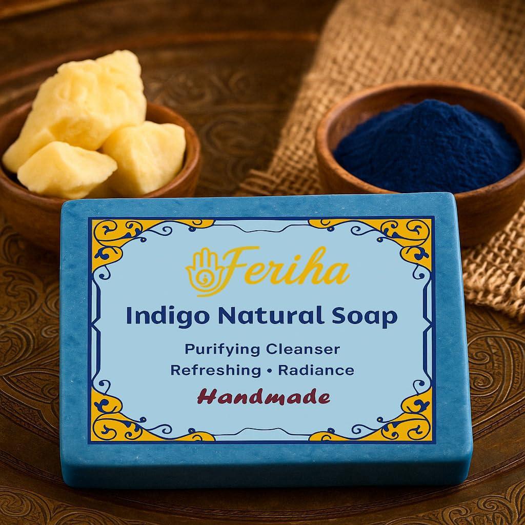 Jabón Facial Nila Marroquí Feriha - Hecho a Mano con Aceite de Argán