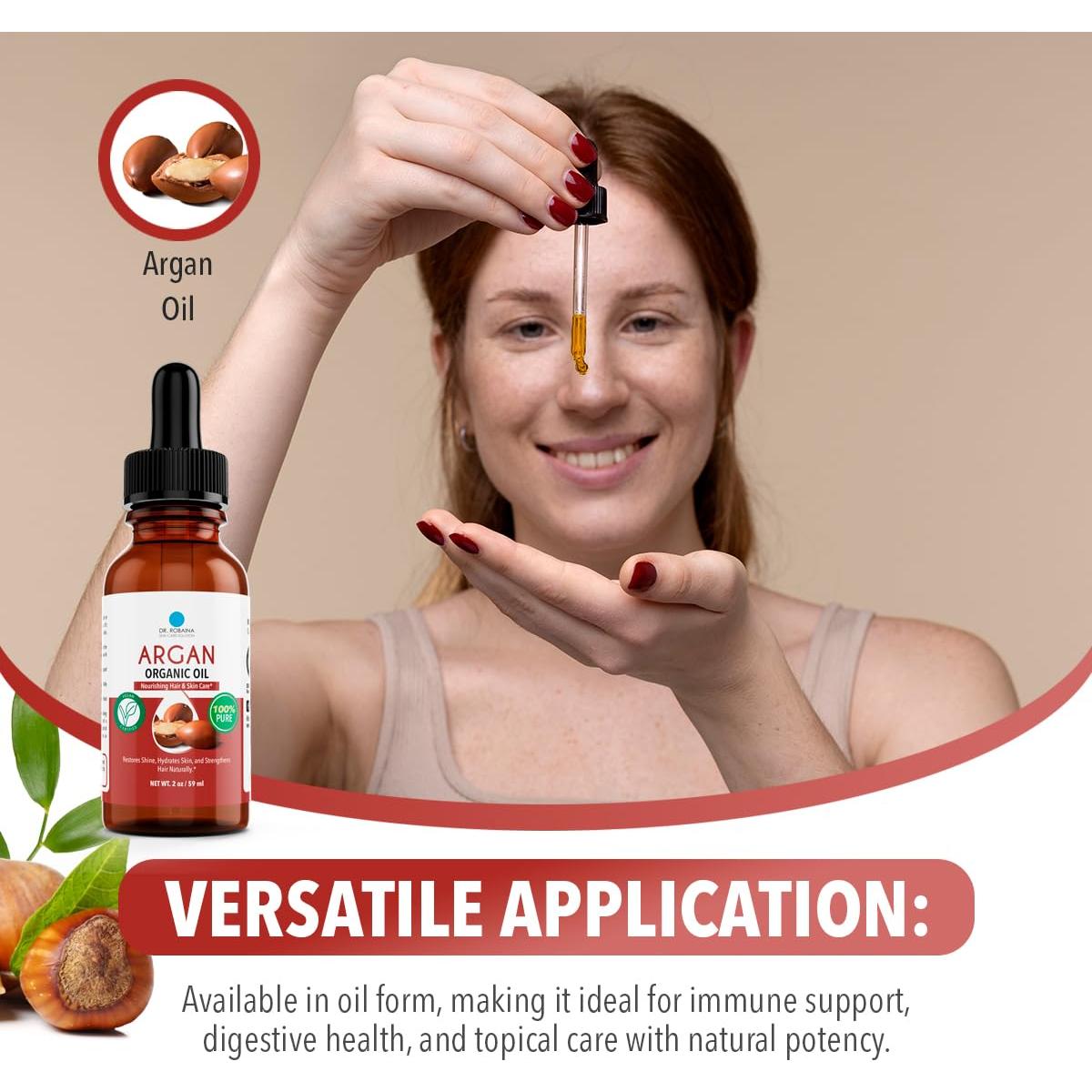 Aceite de Argán Puro Dr. Robaina 59 ml - Hidratante Rápido
