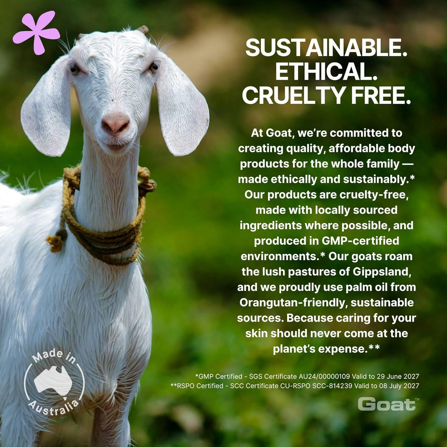 Duo Pack Gel de Ducha Hidratante Goat 500 ml - Leche de Cabra y Aceite de Argán