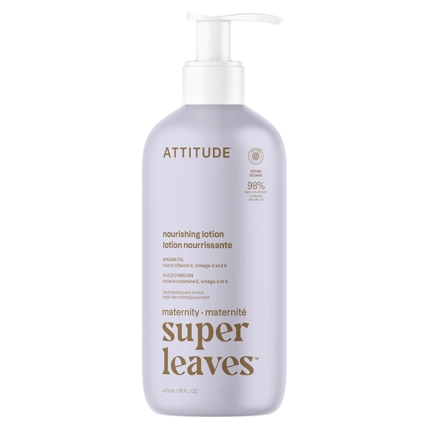 Loción Hidratante para Embarazadas ATTITUDE 473 ml Vegana