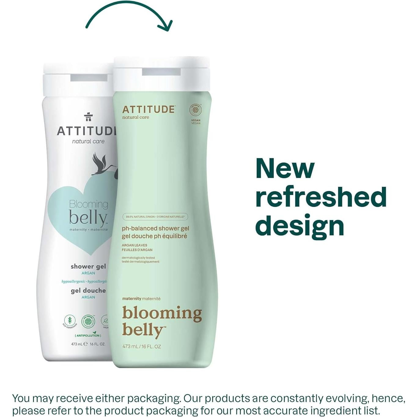 Gel de Ducha Equilibrado pH ATTITUDE 473 ml Embarazadas