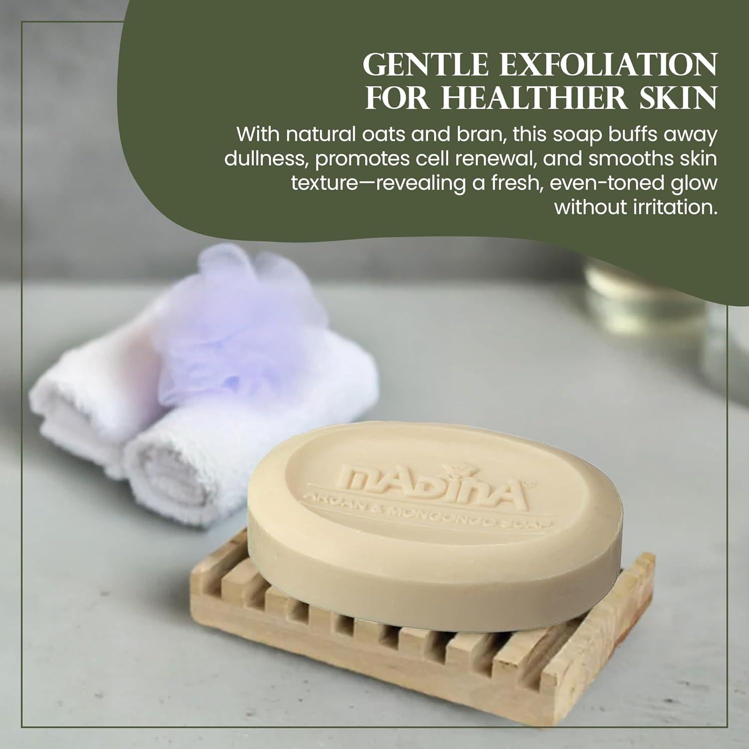 Jabón Hidratante Madina con Argan y Mongongo - 6 Piezas