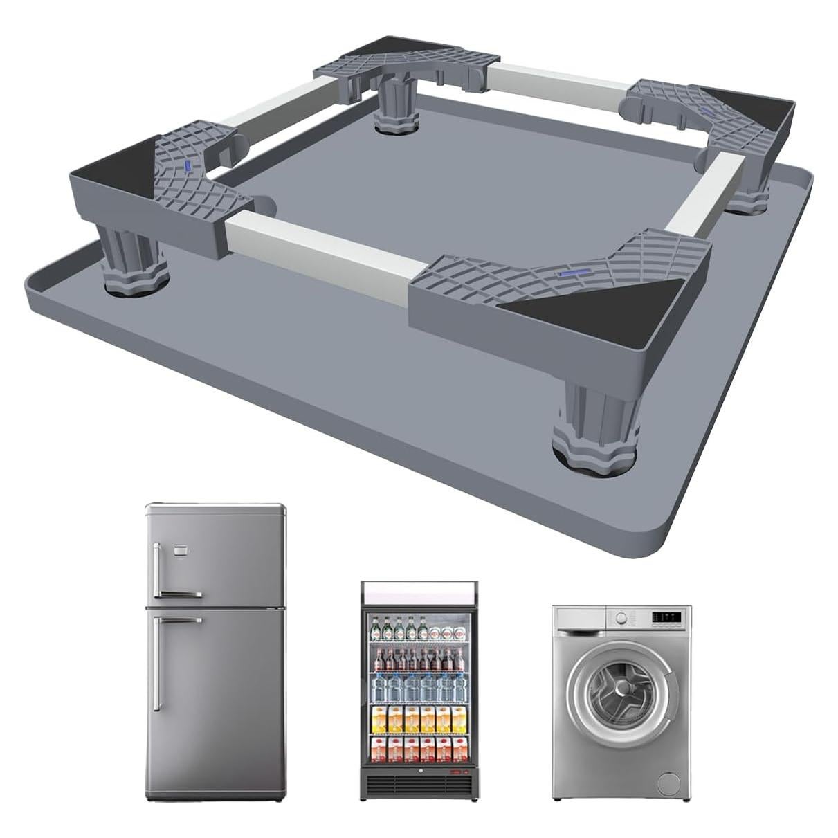 Soporte Ajustable para Mini Nevera KUPAO con Bandeja de Silicona