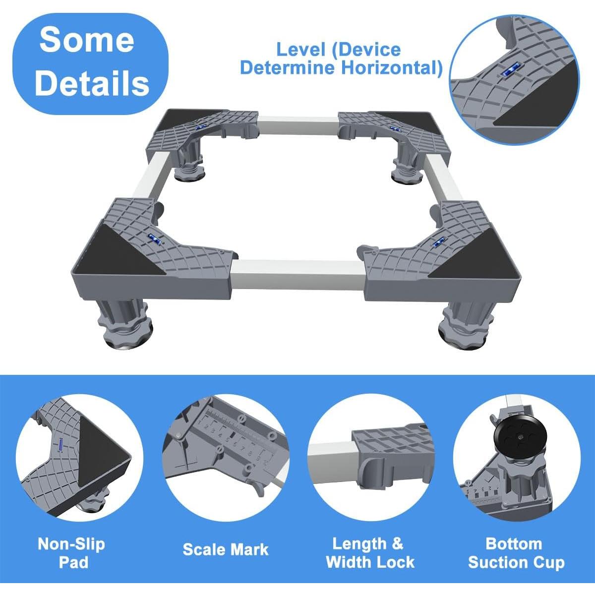 Soporte Ajustable para Mini Nevera KUPAO con Bandeja de Silicona