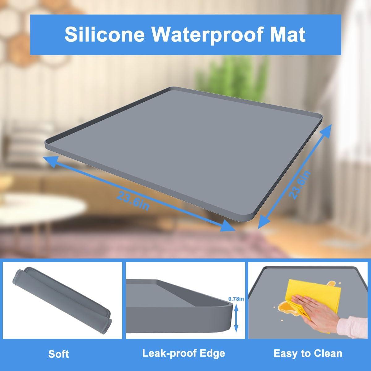 Soporte Ajustable para Mini Nevera KUPAO con Bandeja de Silicona