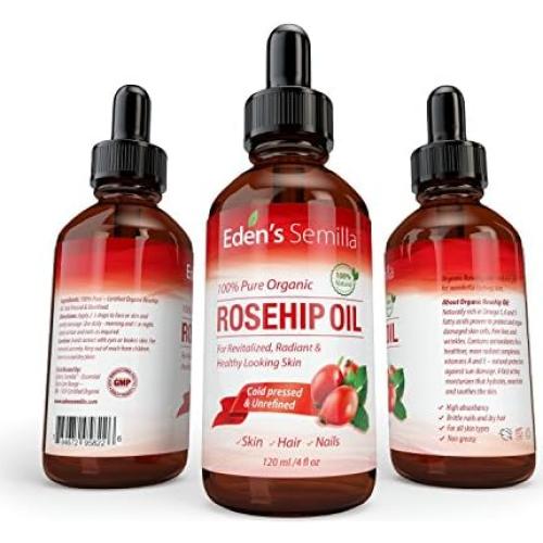 Aceite de Rosa Mosqueta 100% Orgánico Eden's Semilla 118 ml