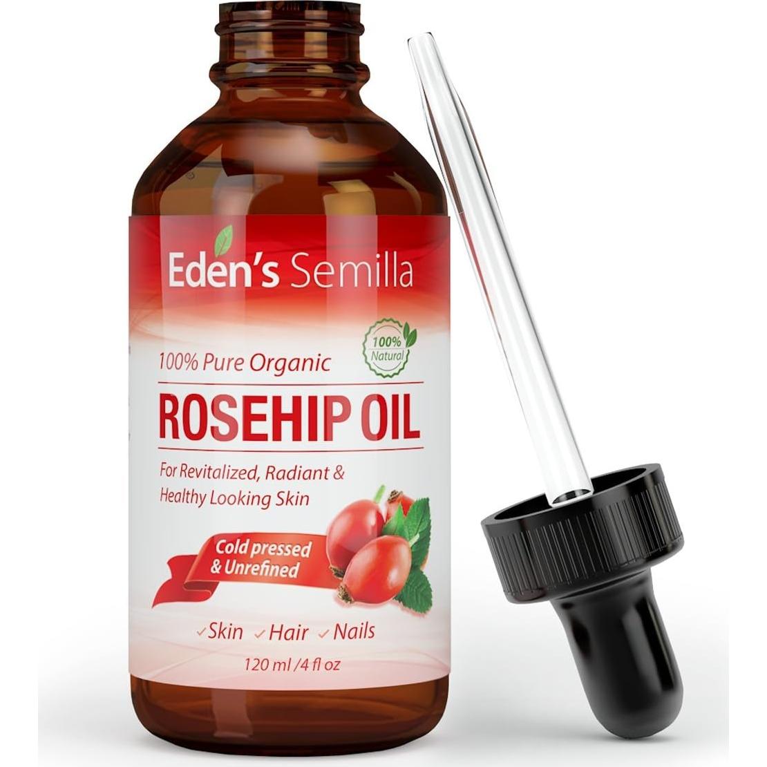 Aceite de Rosa Mosqueta 100% Orgánico Eden's Semilla 118 ml