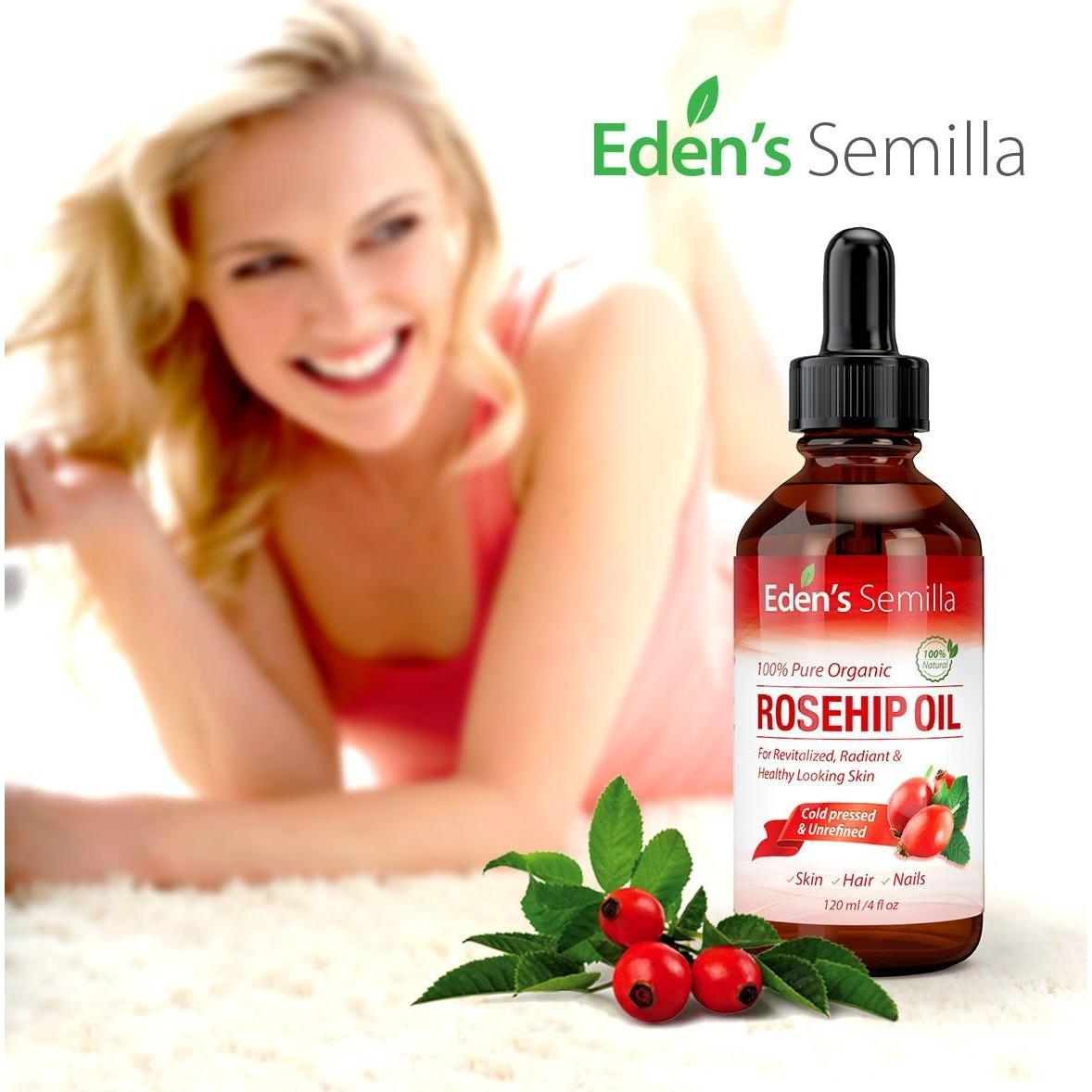 Aceite de Rosa Mosqueta 100% Orgánico Eden's Semilla 118 ml