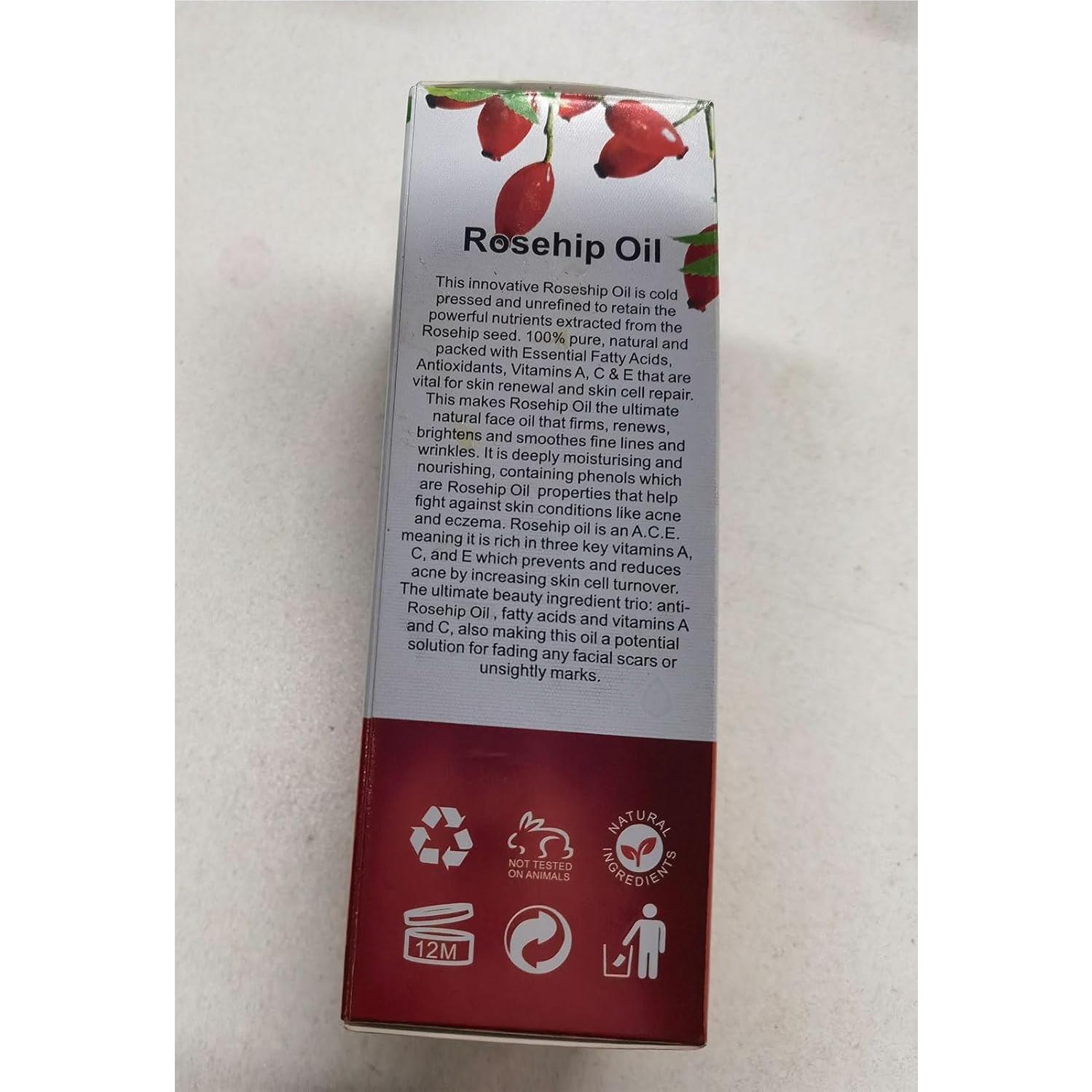 Aceite de Rosa Mosqueta Orgánico 100% Puro 59.87 ml - Onznoz