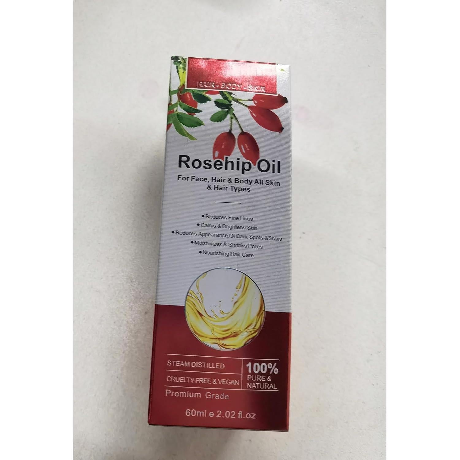 Aceite de Rosa Mosqueta Orgánico 100% Puro 59.87 ml - Onznoz