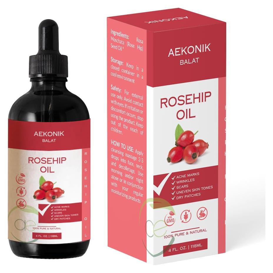 Aceite de Rosa Mosqueta Aekonik 118 ml - Antienvejecimiento y Hidratante