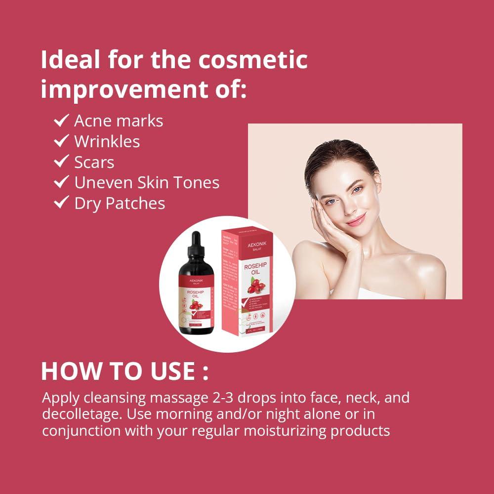 Aceite de Rosa Mosqueta Aekonik 118 ml - Antienvejecimiento y Hidratante