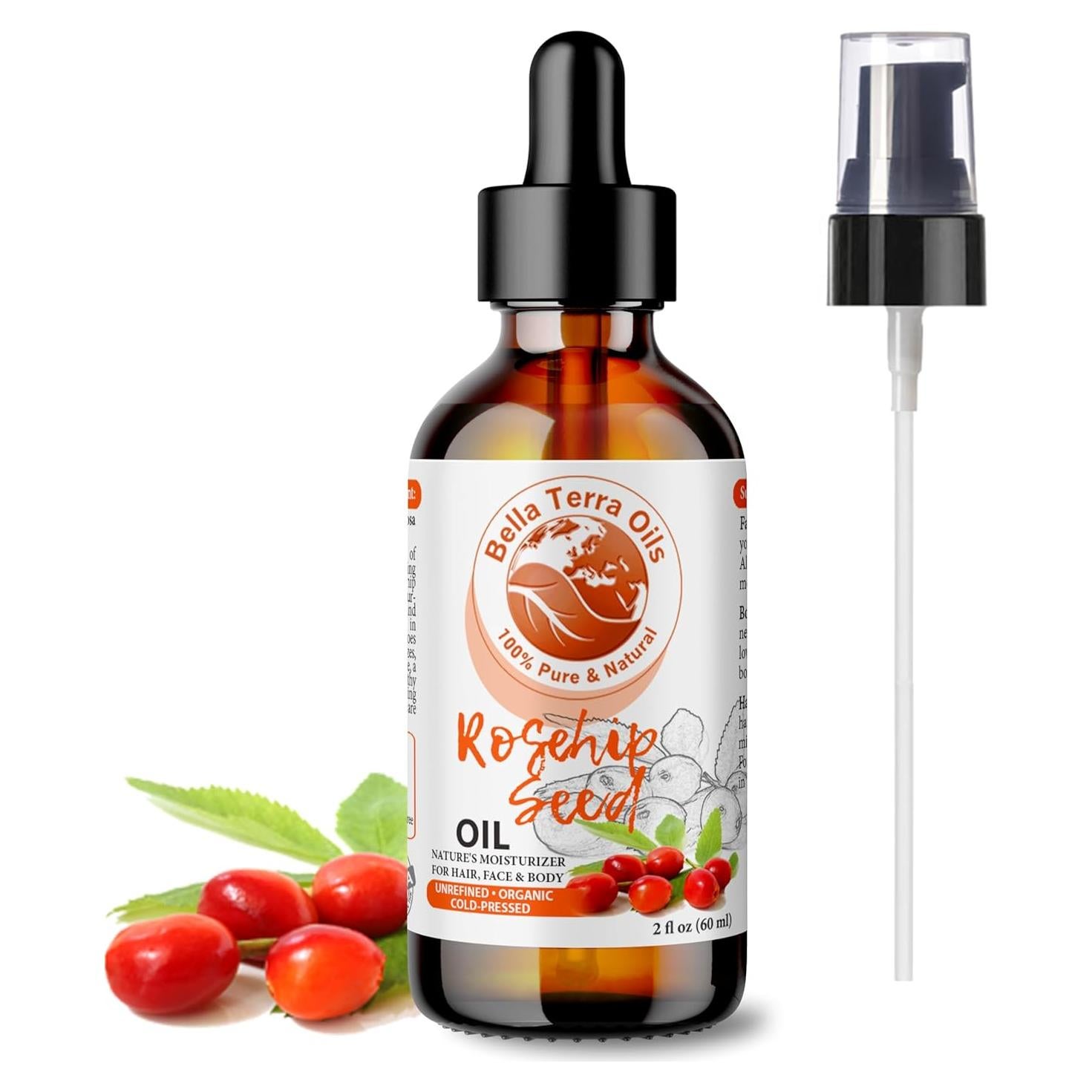 Aceite de Rosa Mosqueta Orgánico Bella Terra 59 ml Hidratante Facial