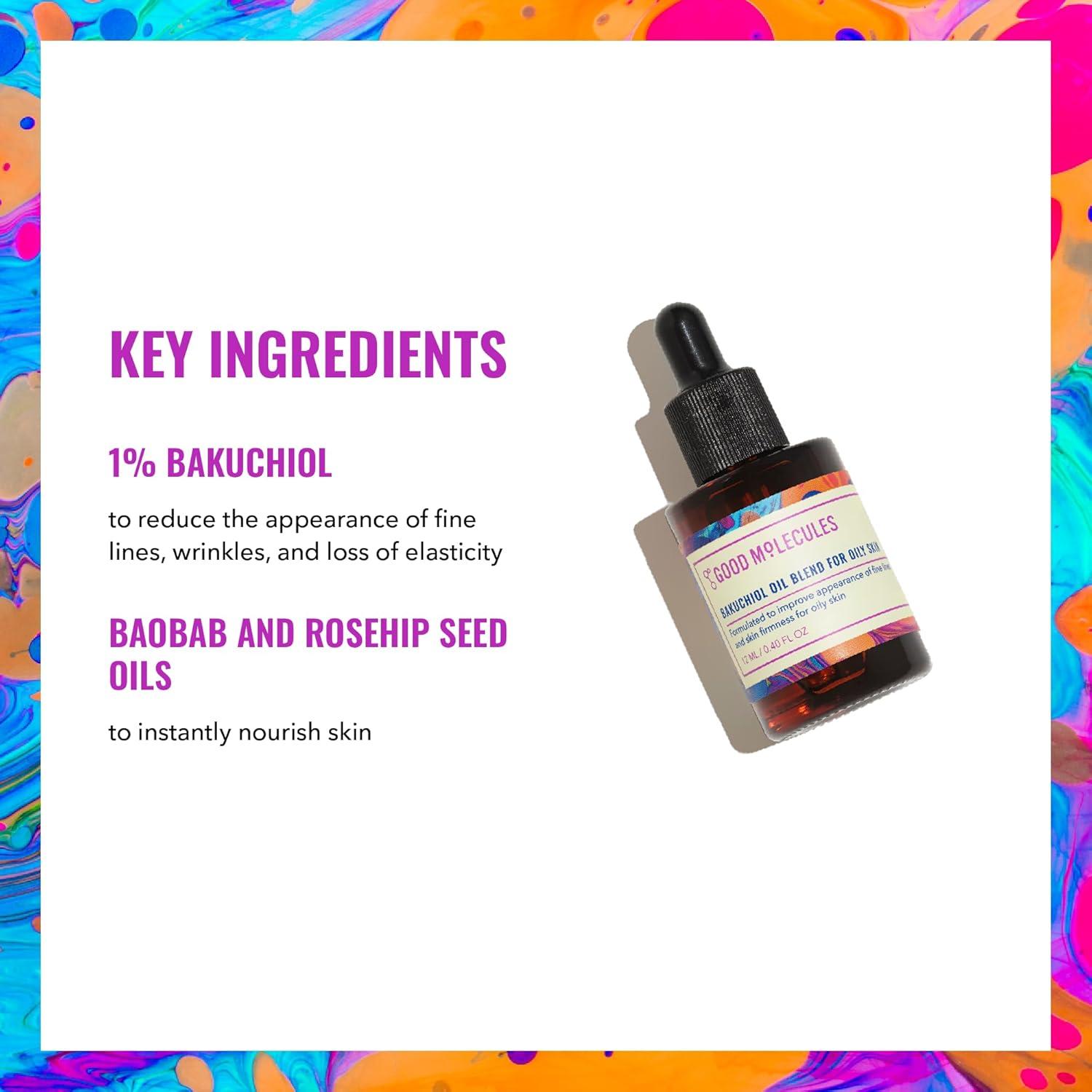 Aceite Facial Antienvejecimiento Good Molecules 12ml Piel Grasa