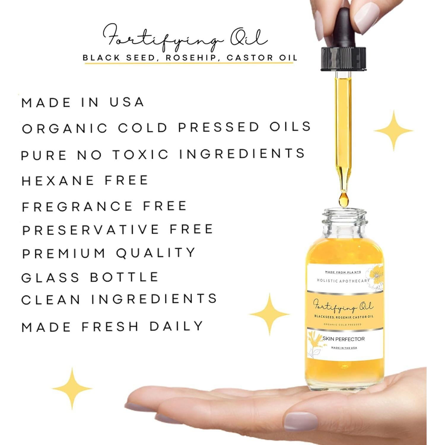 Aceite Facial Orgánico Prensado en Frío Apoteca Holística 50ml