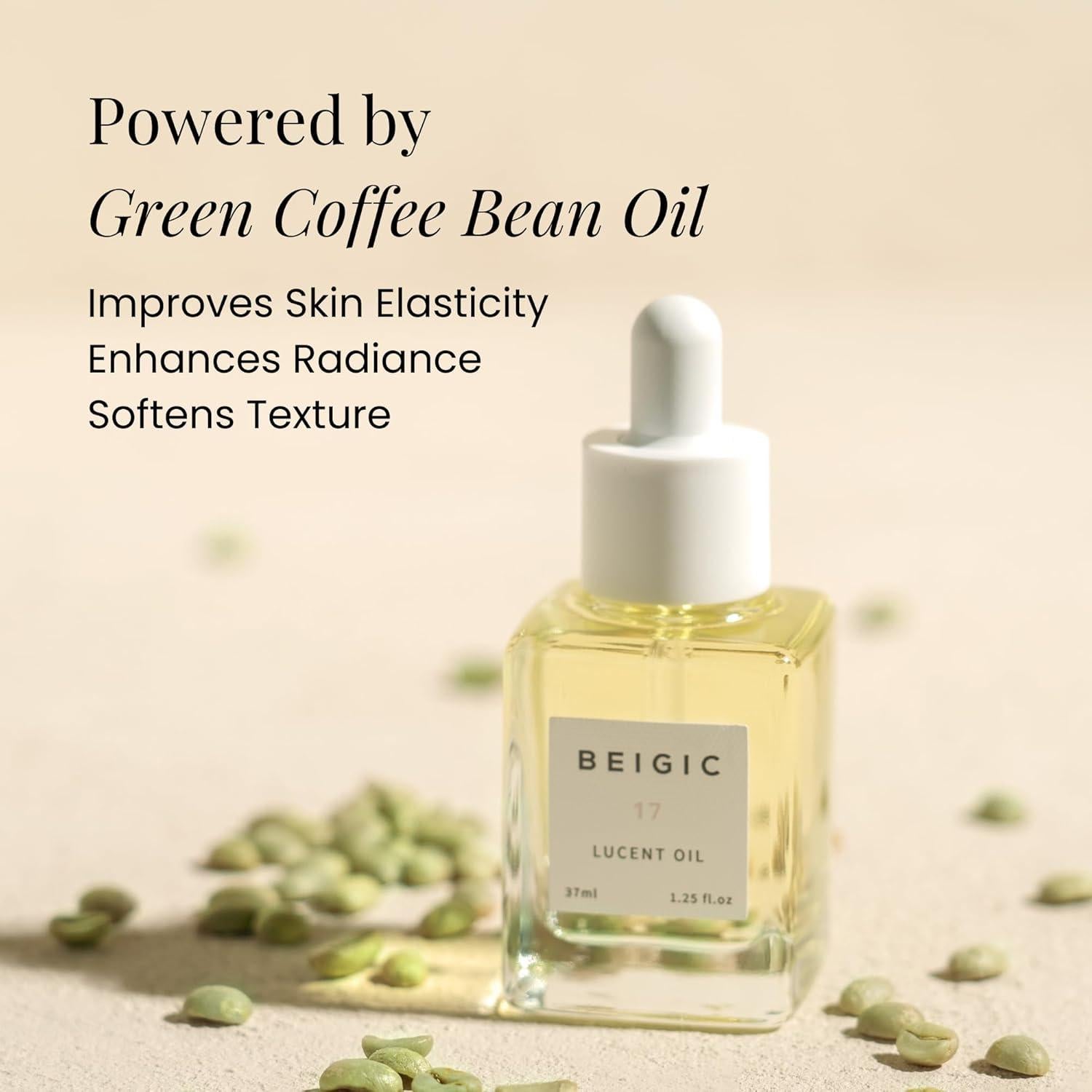 BEIGIC Aceite Facial Vegano Hidratante 9.8 ml - Reafirmante