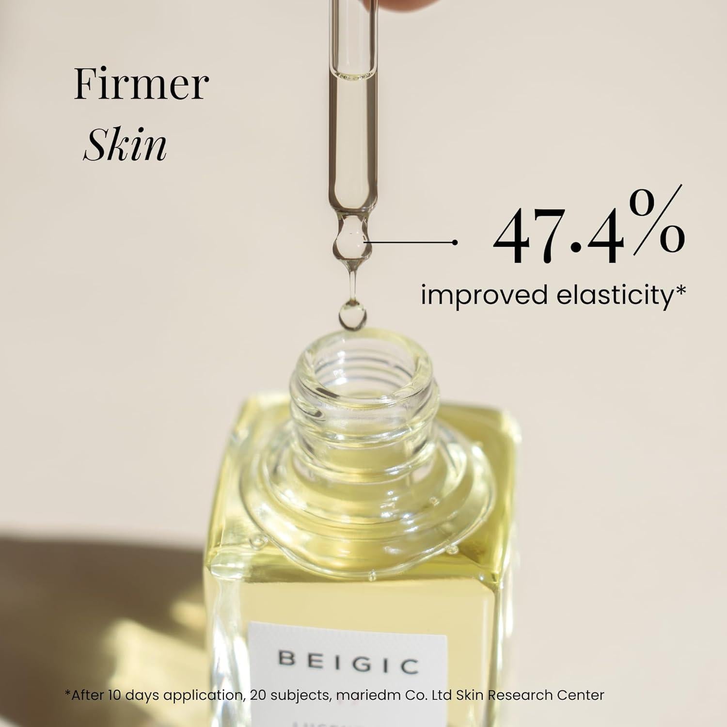 BEIGIC Aceite Facial Vegano Hidratante 9.8 ml - Reafirmante