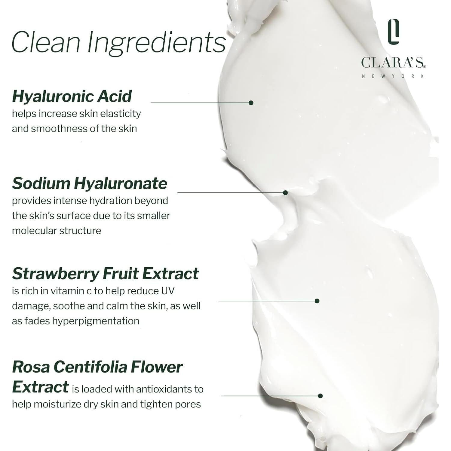 Kit de Cuidado de Piel Clara's New York - 4 Productos Hidratantes