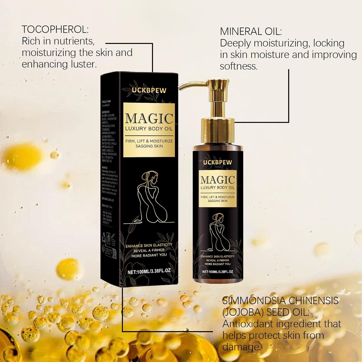 Aceite Corporal Reafirmante UCKBPEW con Vitamina E 127g