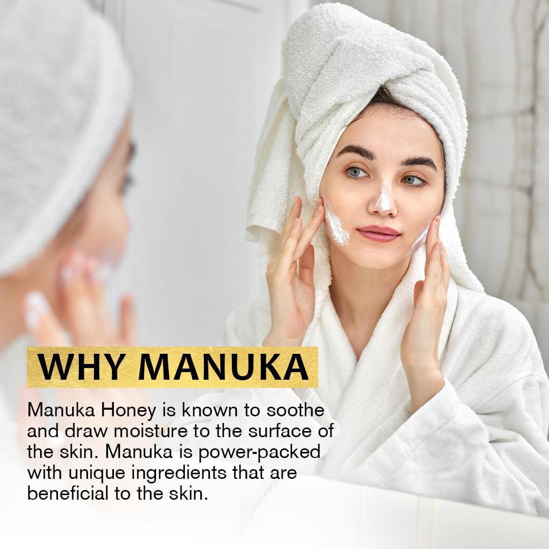 Crema Hidratante de Miel de Manuka Deluvia 56.7 g para Piel Sensible