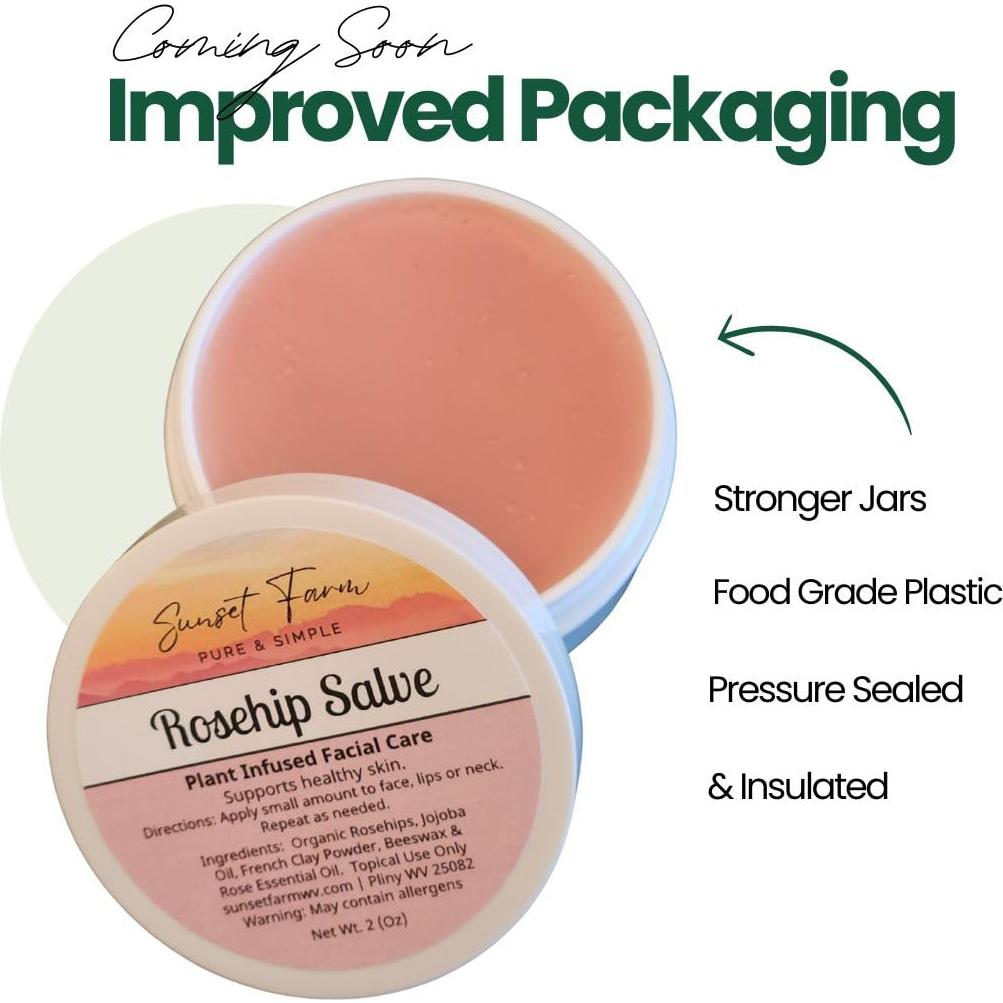 Bálsamo Herbal de Rosa Mosqueta 56.7g - Granja Pure and Simple