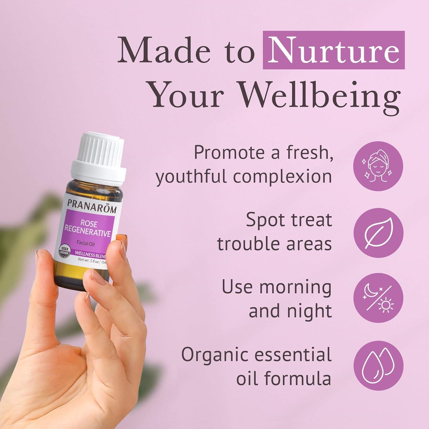 Aceite Esencial Regenerativo Facial Pranarom 15ml Orgánico