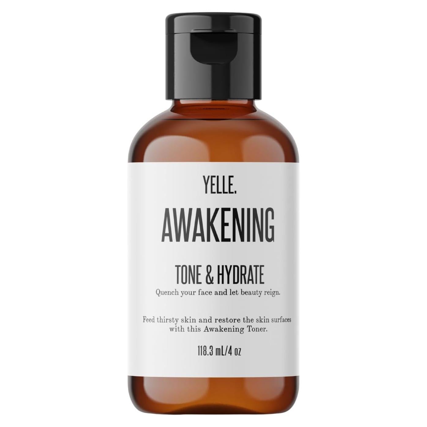 Tónico Facial Yelle 118ml - Hidratante con Rosa Mosqueta y Ácido Hialurónico