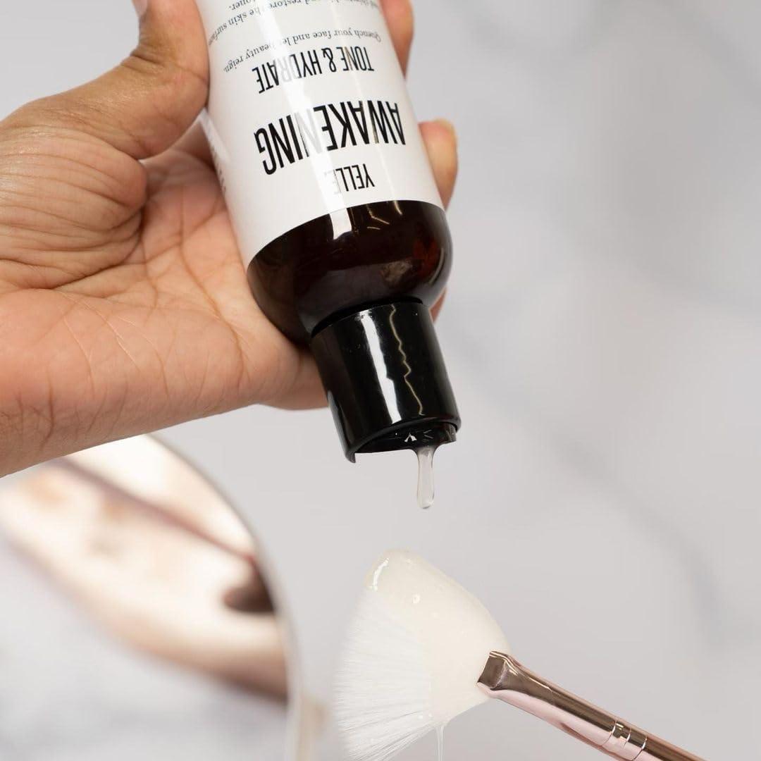 Tónico Facial Yelle 118ml - Hidratante con Rosa Mosqueta y Ácido Hialurónico