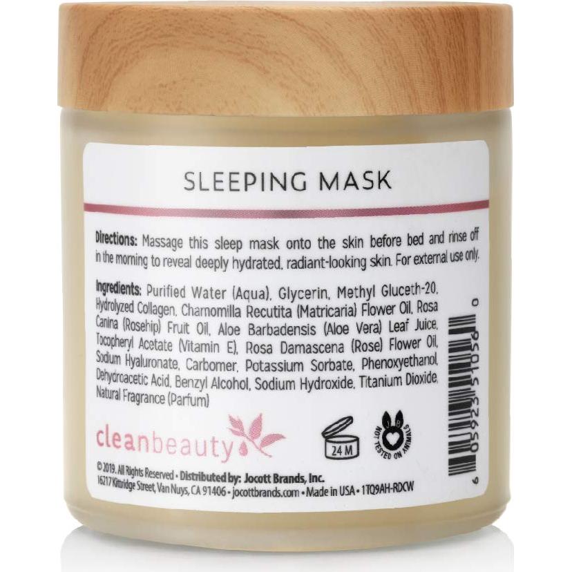 Mascarilla Facial Nocturna Clean Beauty con Rosa Mosqueta 113g